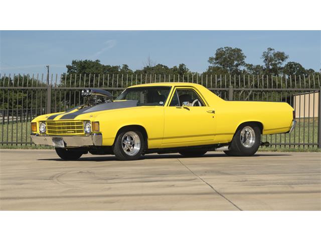 yellow 1972 el camino